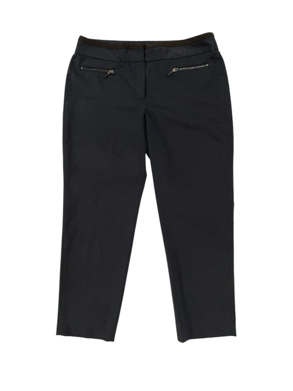 Darby & Luke Straight Leg Dress Pants with Subtle Stripes